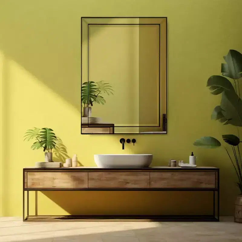 Armoire à pharmacie murale avec miroir 22"x30" Sleek Metro noir brossé