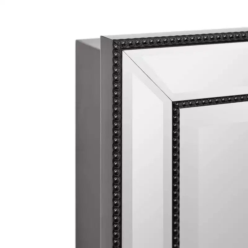 Armoire à pharmacie murale avec miroir 22"x30" Sleek Metro noir brossé