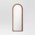 25"x65" Carved Beaded Floor Mirror - Threshold™
