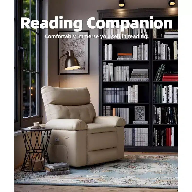 Recliner Chair, Swivel Rocker Recliners, 360 Swivel Reclining Chair with Heat and Massage
