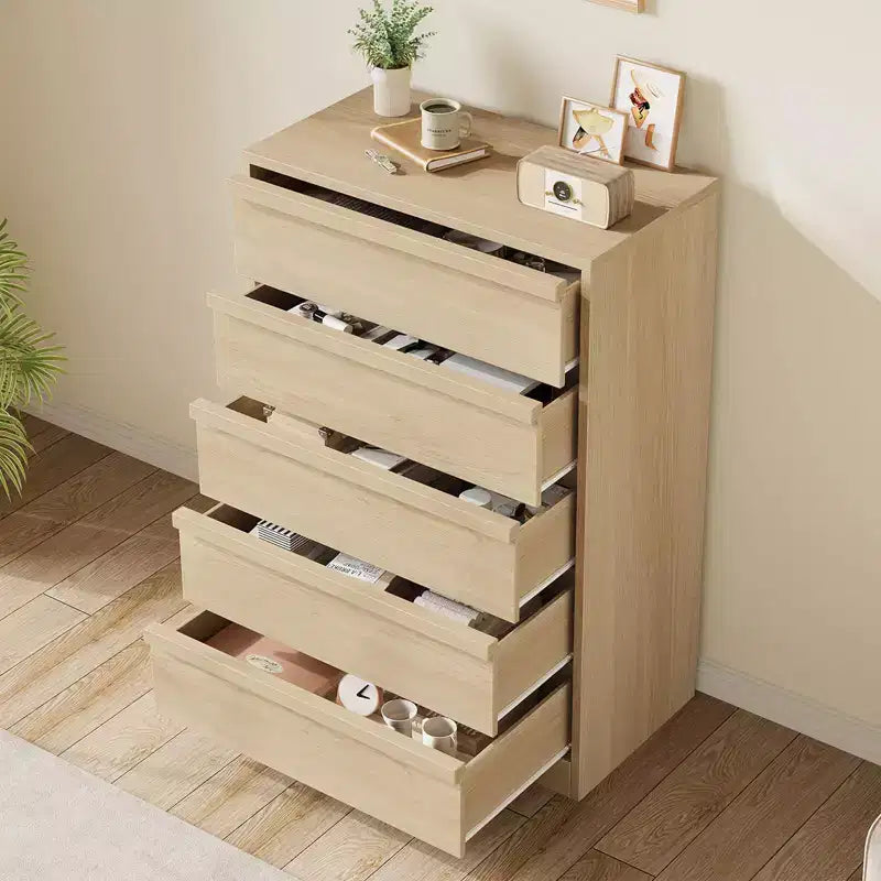 3/4/5/7 Drawer Dresser, Tall Chest of Drawers with Large Storage, Modern Slim Nightstand for Bedroom, Living Room