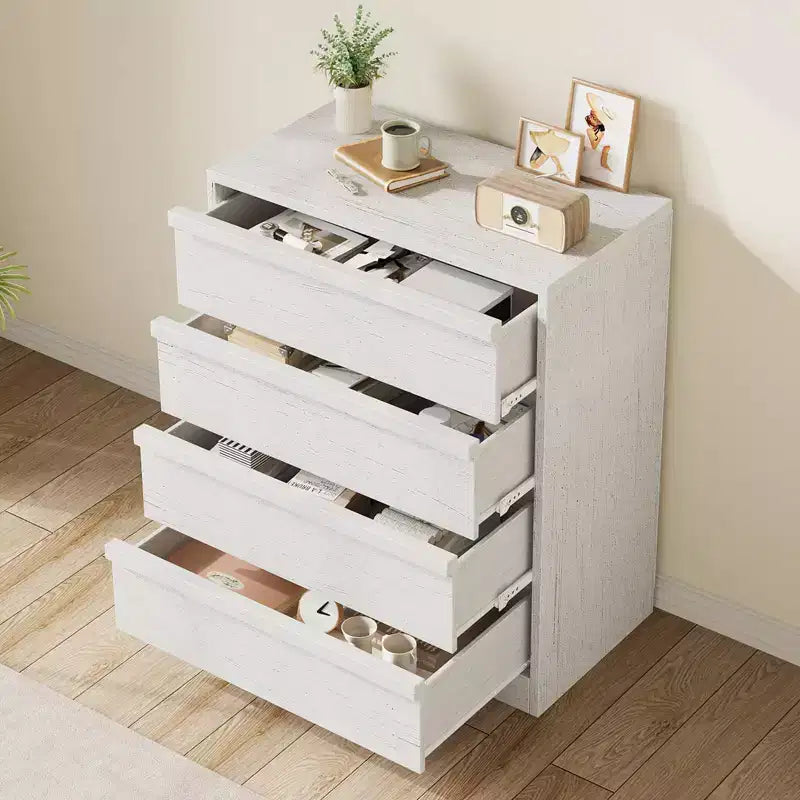 3/4/5/7 Drawer Dresser, Tall Chest of Drawers with Large Storage, Modern Slim Nightstand for Bedroom, Living Room