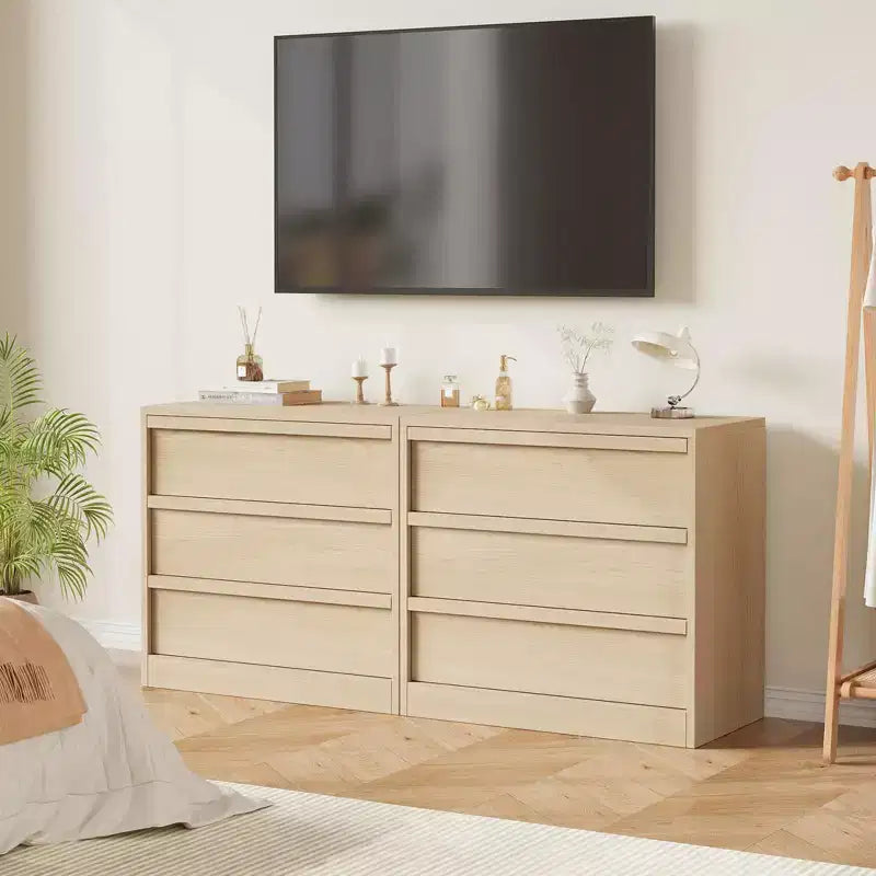 3/4/5/7 Drawer Dresser, Tall Chest of Drawers with Large Storage, Modern Slim Nightstand for Bedroom, Living Room