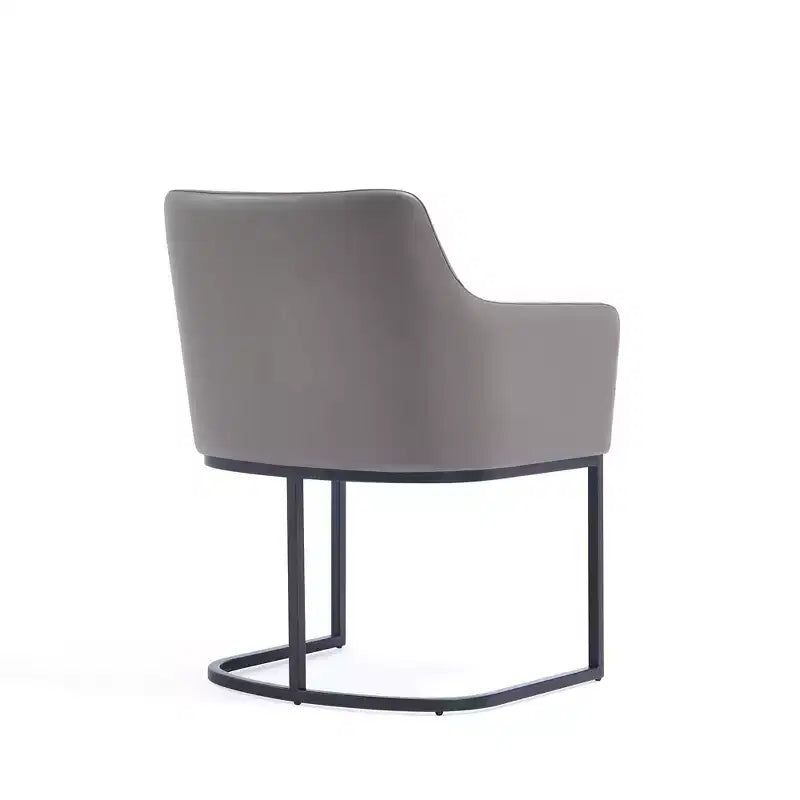 Modern Leatherette Upholstered Dining Armchair