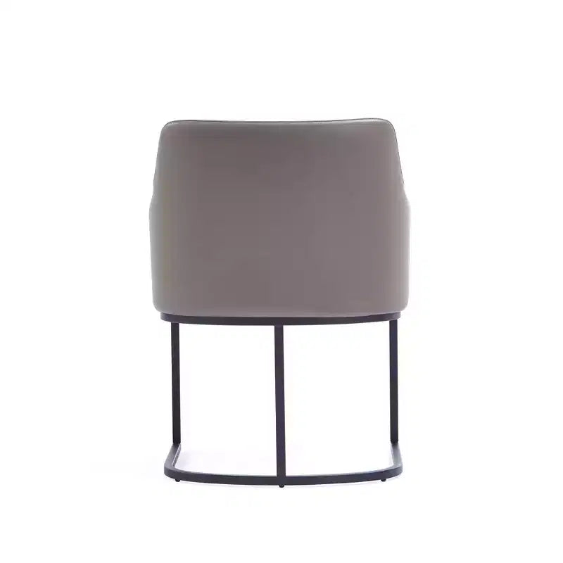Modern Leatherette Upholstered Dining Armchair