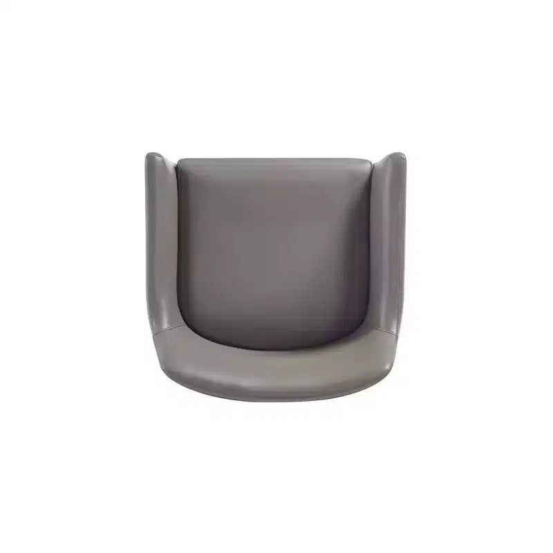 Modern Leatherette Upholstered Dining Armchair