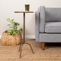 Metal Martini Cocktail Accent Table