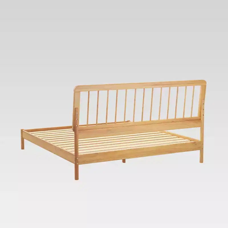 King Spindle Headboard Bed