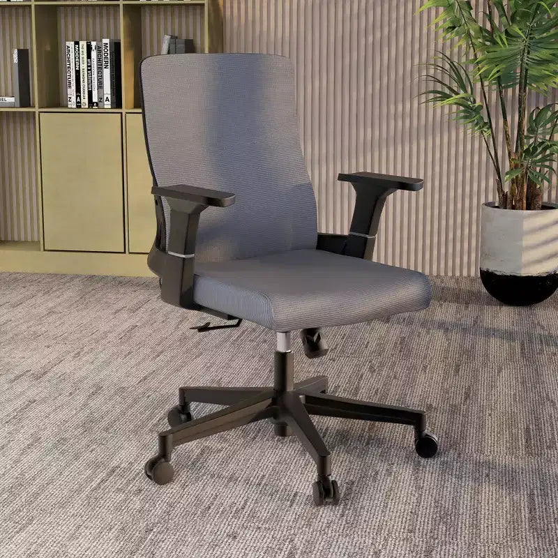 Ergonomic Mesh Office Chair - Breathable Lumbar Support, Adjustable Swivel & Tilt Computer Desk Chair
