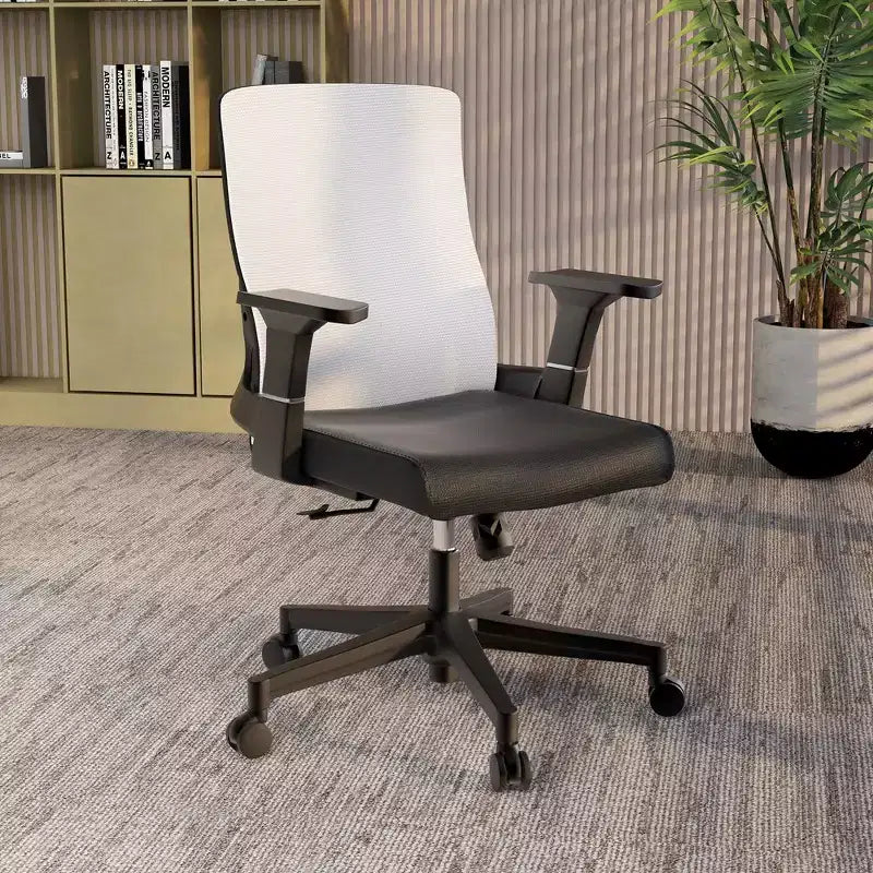 Ergonomic Mesh Office Chair - Breathable Lumbar Support, Adjustable Swivel & Tilt Computer Desk Chair