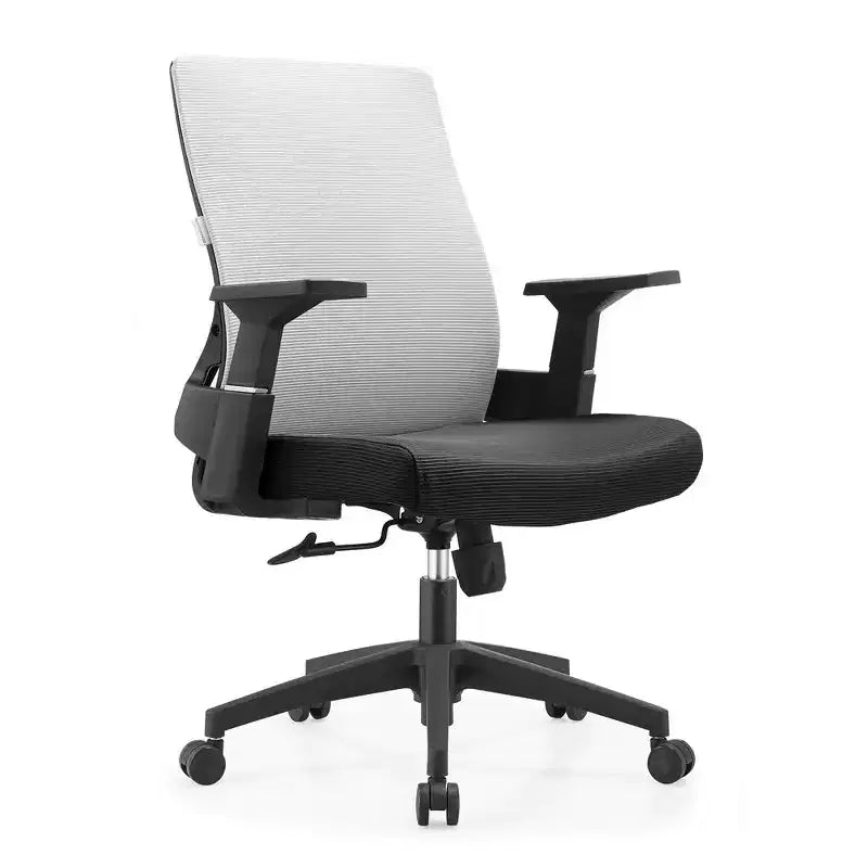 Fauteuil de bureau ergonomique en maille - Support lombaire respirant, pivotant et inclinable, réglable
