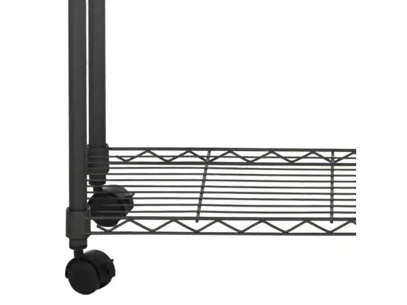 Double Rod Clothes Rack, Chrome