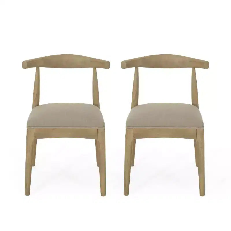 Set of 2 Upholstered Dining Chairs